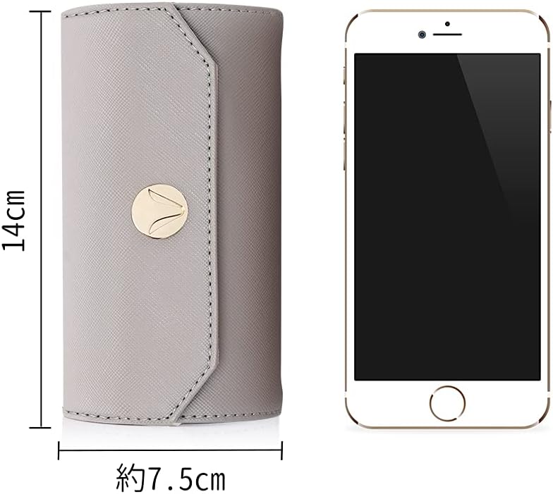 Vee アクセサリーケース 携帯用 ジュエリーボックス アクセサリー 収納 ジュエリーポーチ ピアス 収納 ネックレス 指輪置き 腕時計 小銭入れ 贈り物 上品 グレー