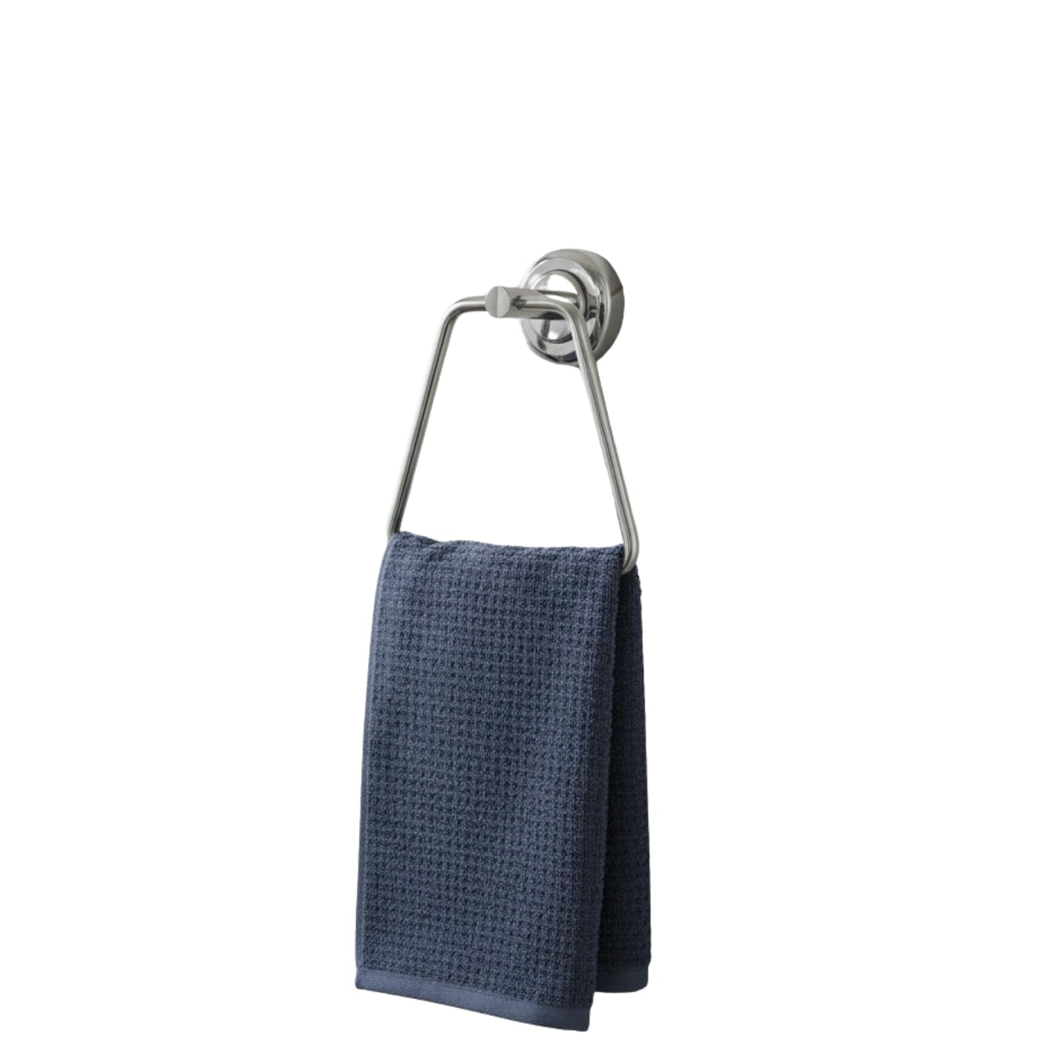 - Triangle Shape Stainless Steel Towel Ring for Kitchen & Washbasin | Wall-Mounted Bathroom Accessory | Rustproof Chrome Finish Towel Holder