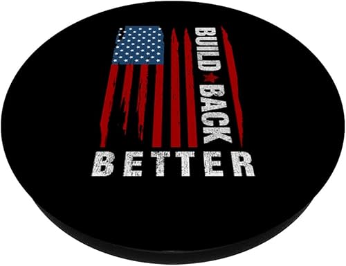 Miniatura 2 de Build Back Biden Kamala Harris 2020 Liberal Democrat Gift PopSockets Swappable PopGrip