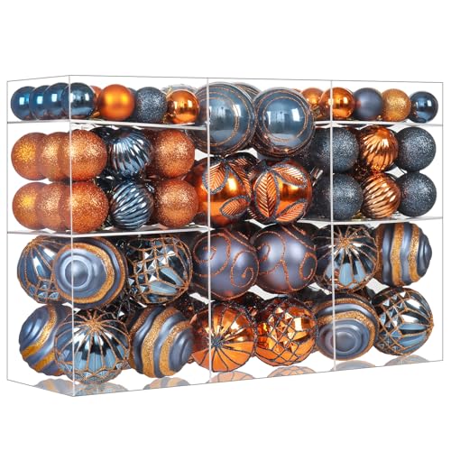 FlameFlash Blue and Orange Ornaments