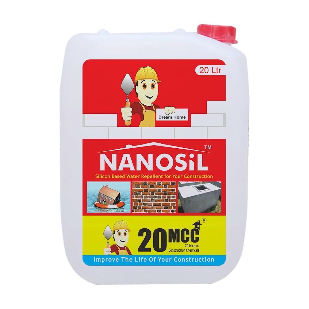 Nanosil Bath & Kitchen Sealant (White), Mould Resistant, Silicone Solvent Ideal for Showers, Toilets, Tiles, Worktops & More, Durable & Waterproof, Easy Bathroom Sealant, DIY, Easy Application – 20 L (B0C2KLXX6Y) Amazon Price History, Amazon Price Tracker