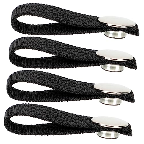 COOLHIYA Polyester Hockey Helmet Chin Strap Kit 4pcs Chin Straps Button Fastening
