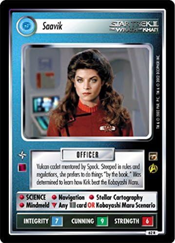 Decipher Star Trek CCG 1E TMP Motion Pictures SAAVIK 62R+