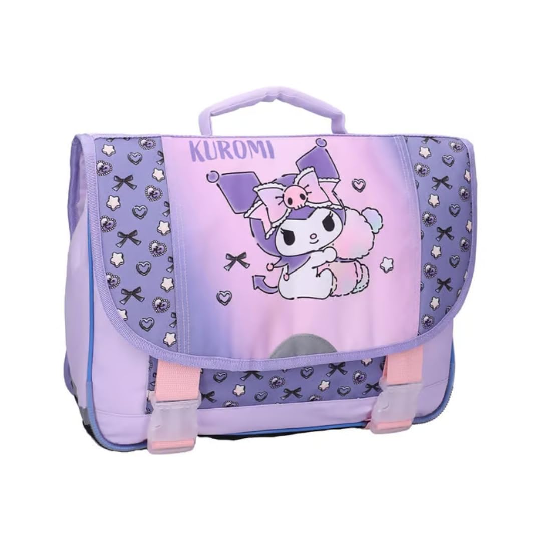 mybagstory | Cartable Kuromi | Double Compartiment | Violet 33x12x38 cm