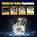 186F Diesel Engine, 418CC Air-Cooled Single Cylinder Machinery, 10HP 4 Stroke Heavy Duty Single Cylinder Air- Cooled Recoil