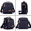 CHEREEKI Canvas Bag, Shoulder Bag Messenger Bag with Multiple Pockets (Hold 10 inch Tablet, Kindle) #1