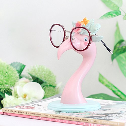 Flying Balloon Elegant Pink Flamingo Shaped Resin Eyeglass Holder Spectacles Shelf Home Decoration Best Gift For Kids Friends #TOP2