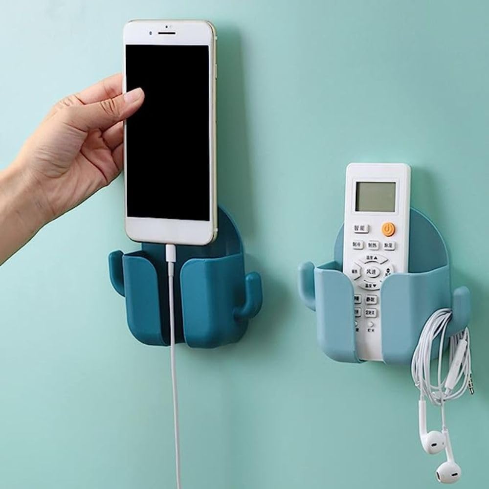 FreshDcart FDCA665 Self-Adhesive Phone Charging Stand Wall Mount Mobile Holder with 2 Hook Mobile Phone Charger,Phone Holder for Bedroom Kitchen Office (Random Color,Pack of 2) (B0CHMLTN3V) Amazon Price History, Amazon Price Tracker