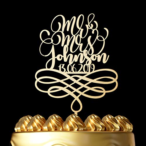 Luxtomi Customized Wedding Cake Toppers - Create a Unique and Special Cake Decoration for Your Big Day!
