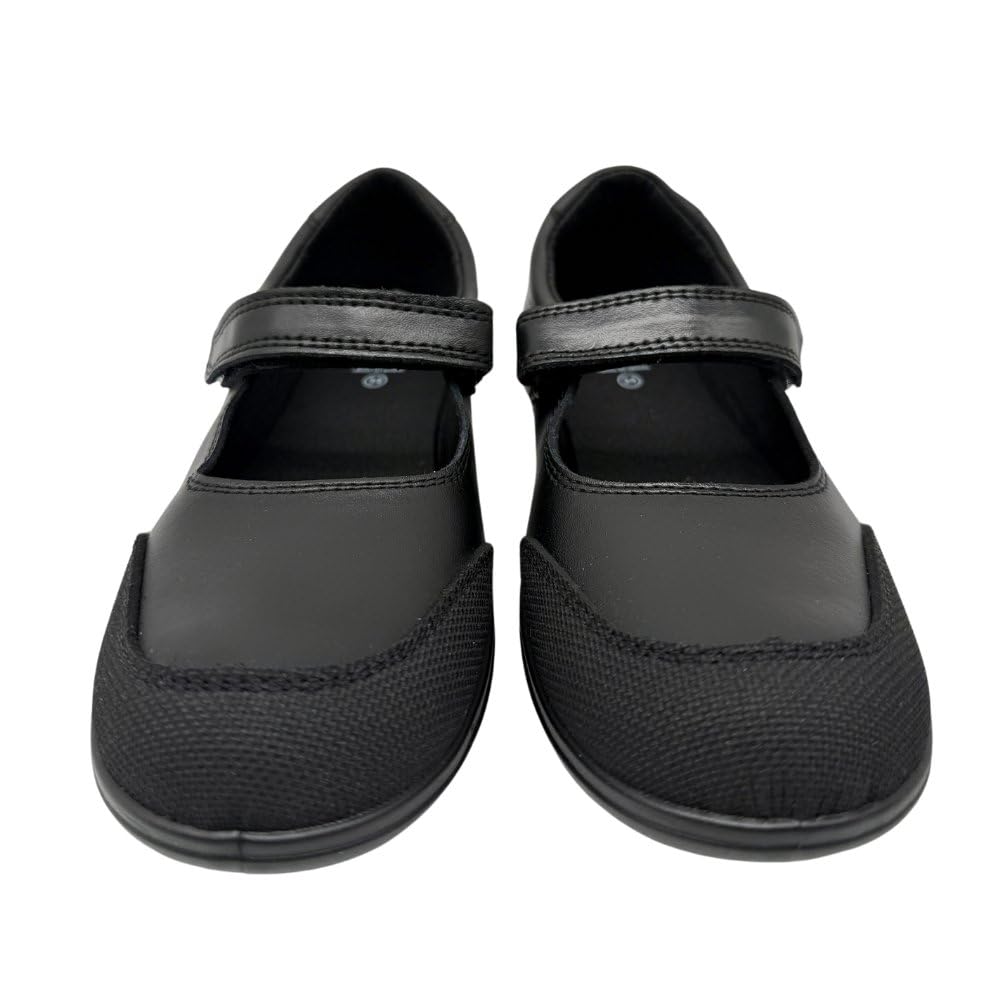 Zapatos Colegiales niña de Piel – Calzado Escolar Respetuoso y Lavable con Velcro o sin Cordones – Hechos a Mano en España – Náuticos y Merceditas cómodas para Diario