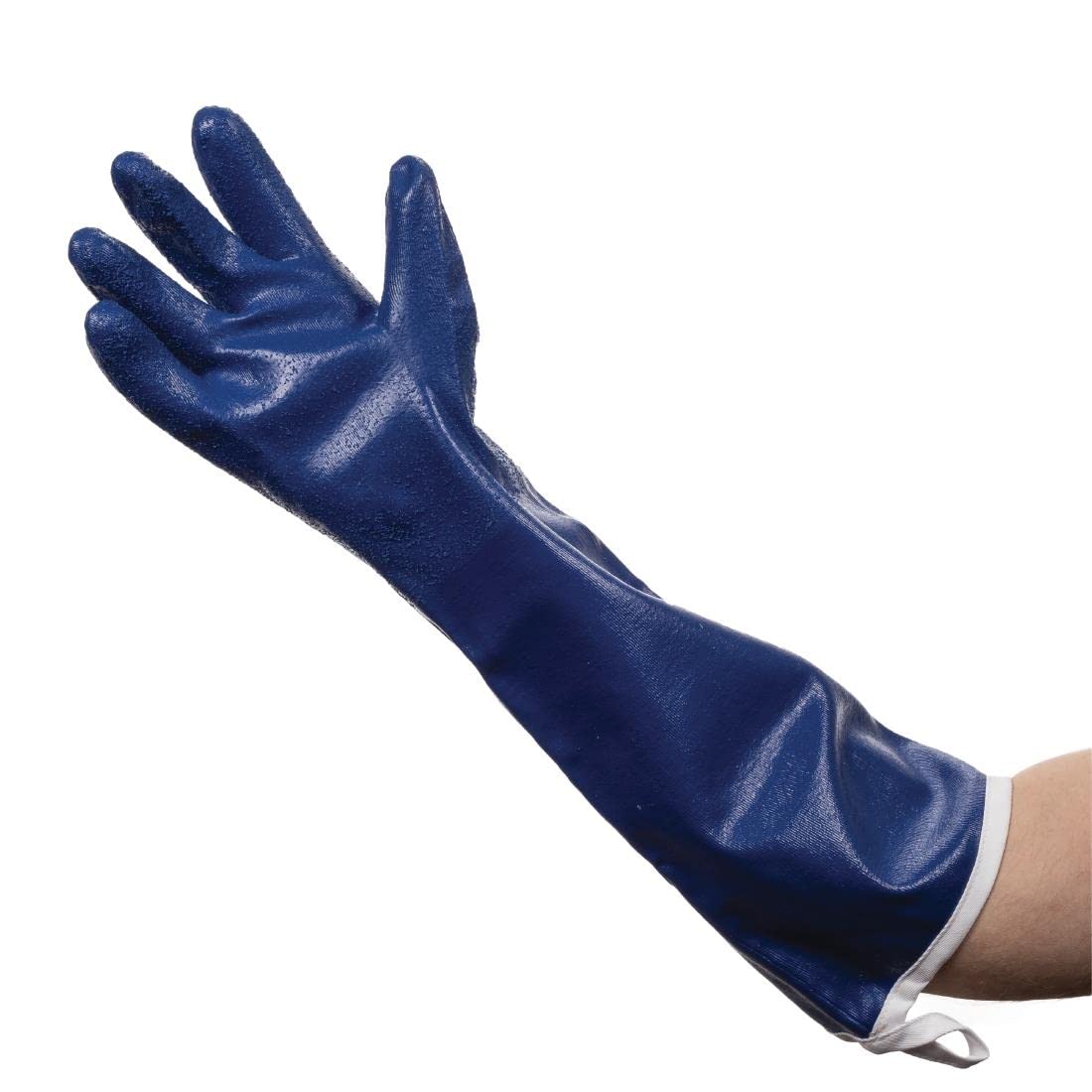 "Burnguard 92204 Steam Glove with extended cuff, 20", Blue"