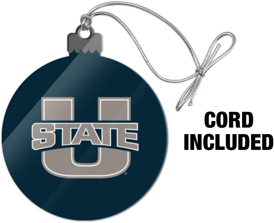 GRAPHICS & MORE Utah State University Primary Logo Acrylic Christmas Tree Holiday Ornament - Image 3