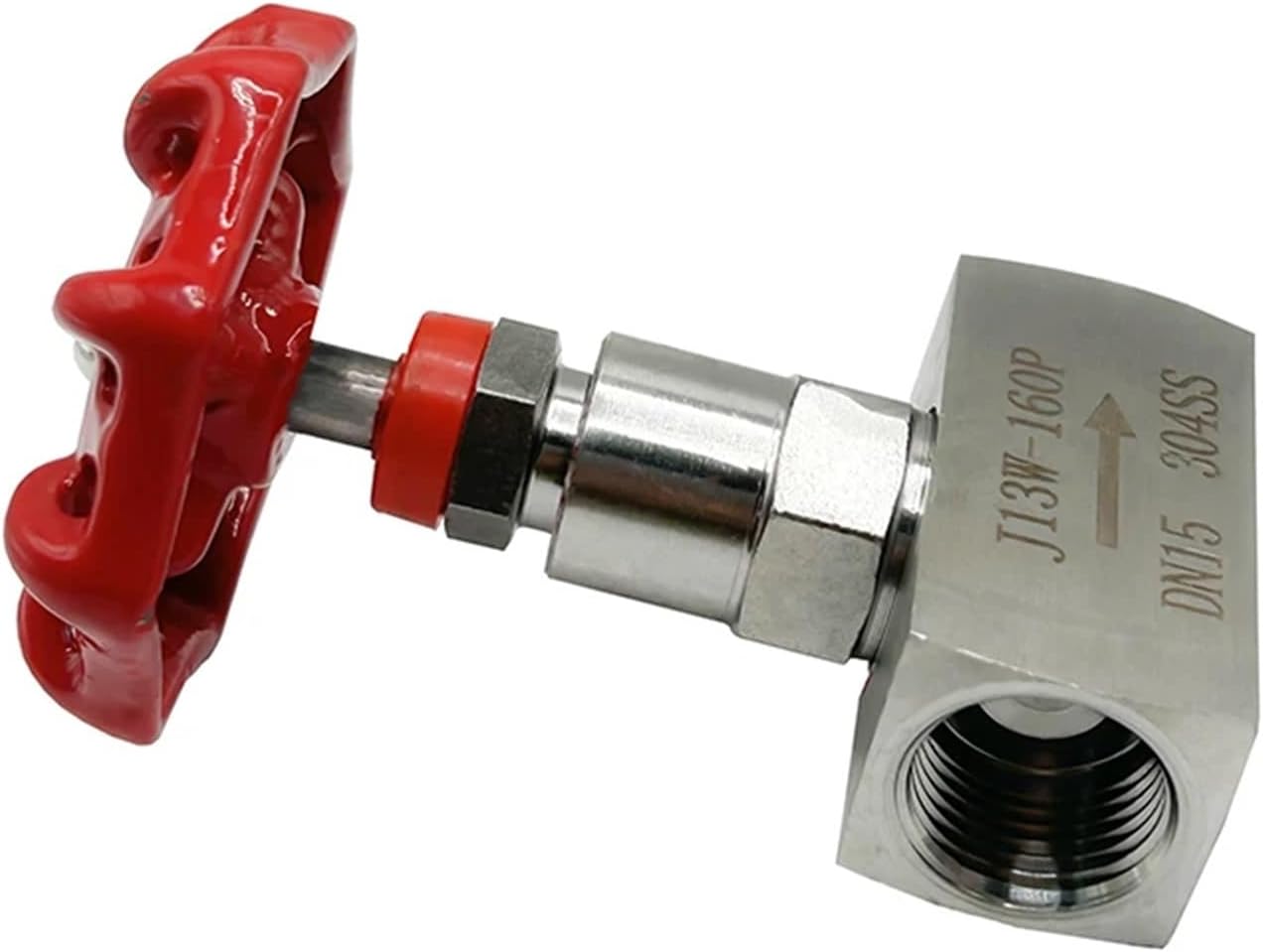 Stainless Steel High Pressure Needle Globe Valve J13-160P 1/4" 3/8" 1/2" Female Thread Needle Valve(3/8")