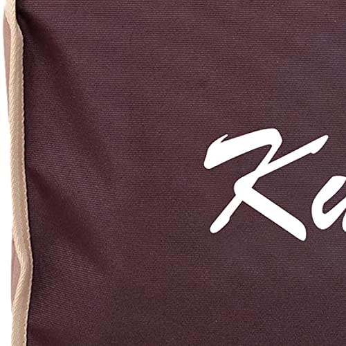 Image of Kuber Industries Lightweight, Foldable & Washable Canvas Grocery Shopping Bag, Tote Bag, Tiffin Bag with Sturdy Zipper & Handles (Wine)-50KM01126