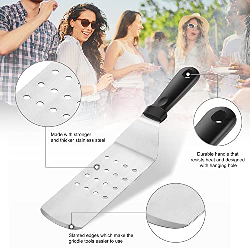 Griddle Accessories Kit, 19 Pcs Flat Top Grill Accessories Set For Blackstone And Camp Chef, Griddle Tools Set With Basting Cover, Spatula, Scraper, Bottle, Tongs, Egg Ring For Outdoor Bbq And Camping #TOP2