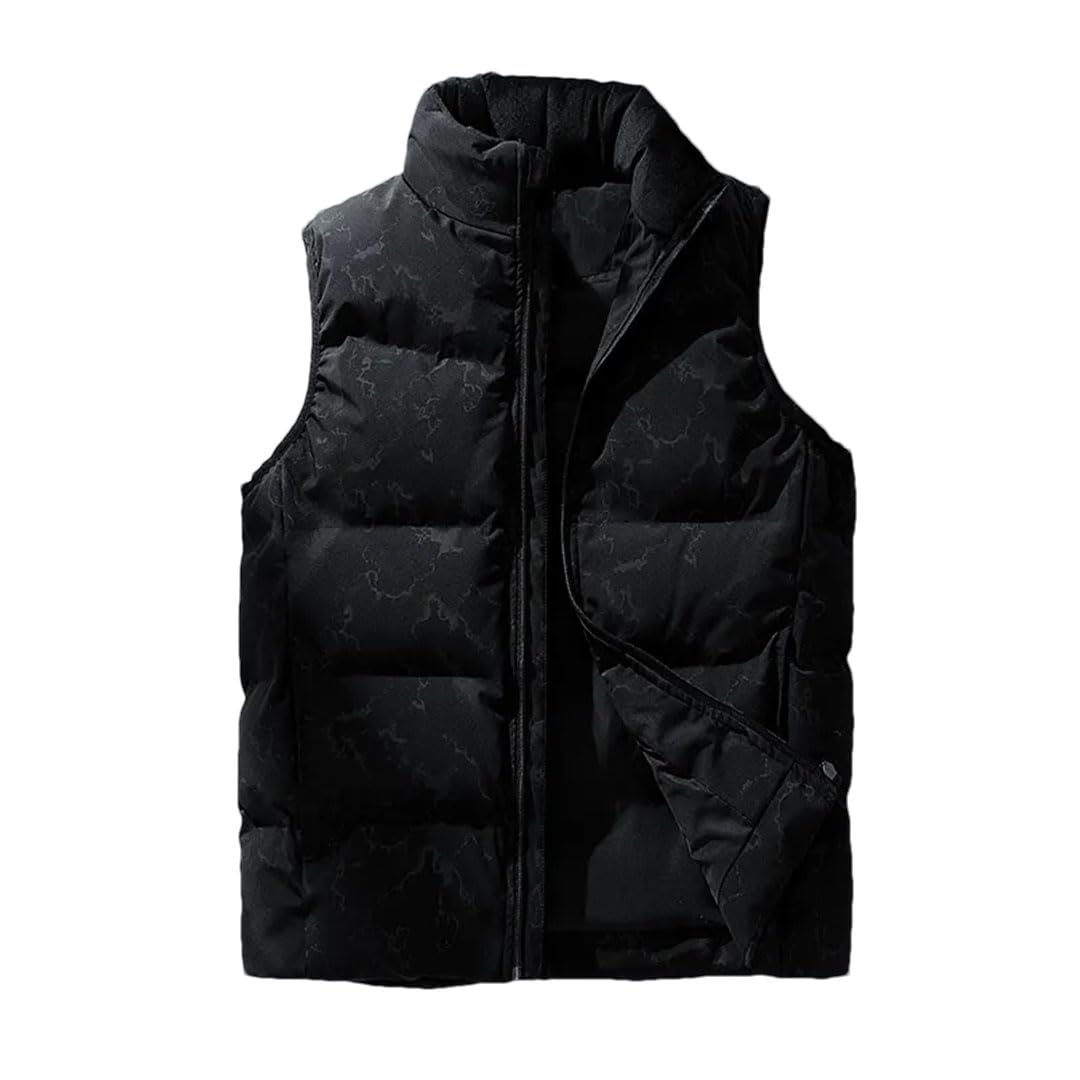Vogrtcc Chaleco De Plumón De Pato Para Hombre, Chaleco Sin Mangas, Chaleco Grueso, Abrigos