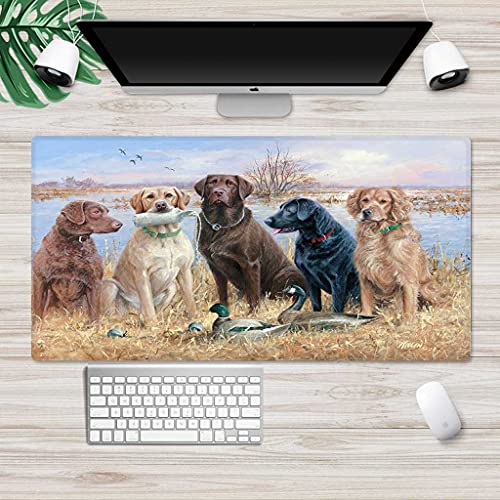 Tapis de souris XXL haute precision avec base caoutchouc antiderapant