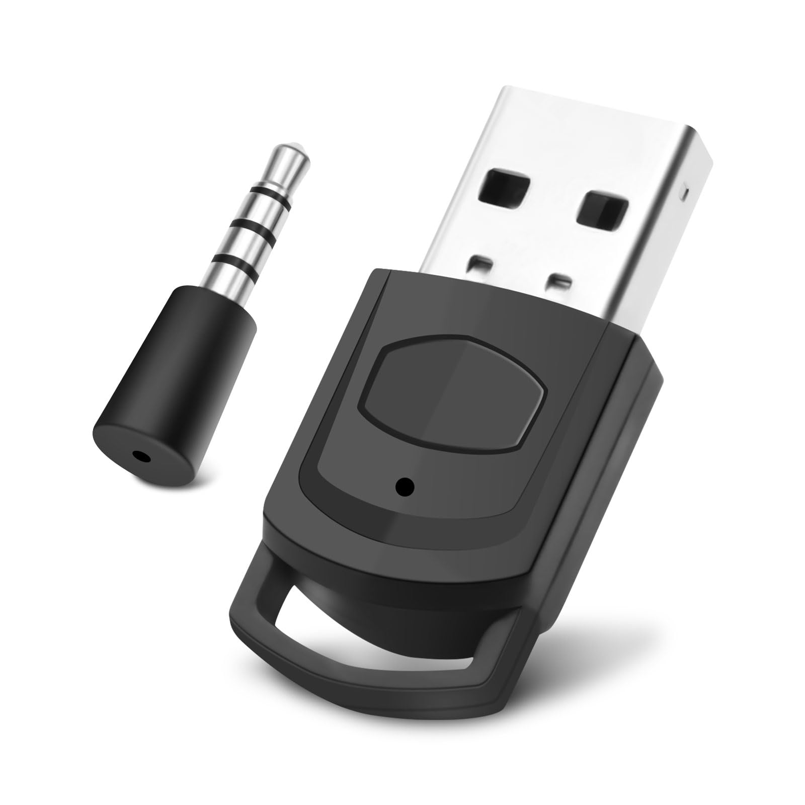 5.0 Bluetooth USB Audio Adaptador para PS5/PS4/PC, Bluetooth Dongle, USB Blue Tooth Adapter PC con Mini Micro, Plug & Play