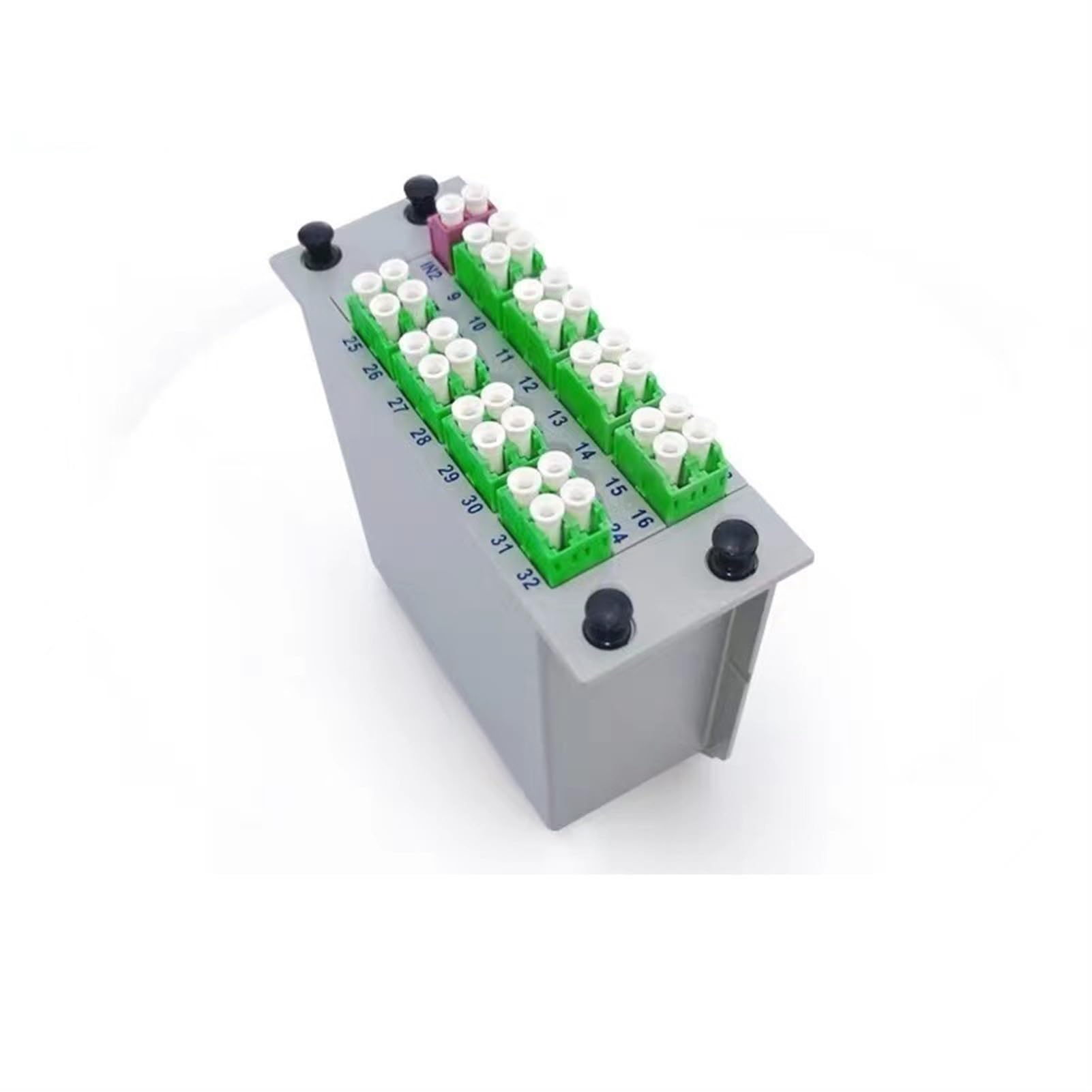 Séparateur de Fibre Optique LC A enfichable 2x32, 2 pièces, 2x32 FC SC A, séparateur UPC, Cassette de Type boîte LGX(FC UPC)