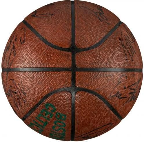 1981 Finals Game Winning Game Used Signed Basketball Boston Celtics NBA Champs - Autographed Basketballs
