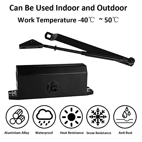 MOCNT Chiudiporta Automatico Universale Idraulico