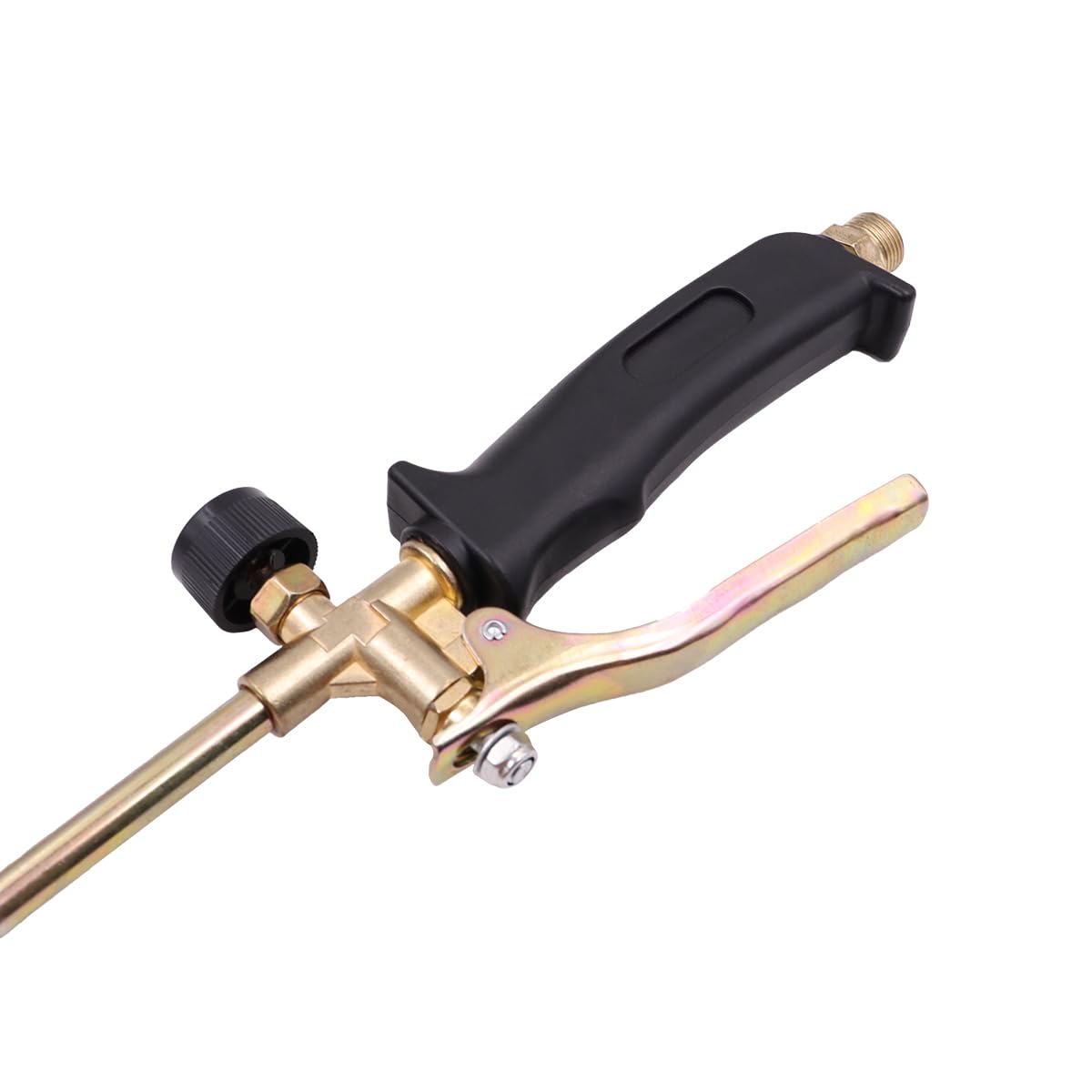 Kit de quemador de techo POFET con fuelle, soplete de couvreur de gas de brazo largo, quemador de malezas de llama de propano de 2 m de tubo, soplete de gas