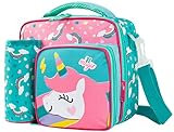 MOHCO Lunch Bag Kids Insulated Lunch Tote Bag for Boys and Girls with Adjustable Shoulder Strap and