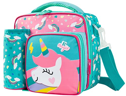 Mohco Lunch Bag Kids Insulated Lunch Tote Bag For Boys And Girls With Adjustable Shoulder Strap And Durable Handle #TOP13