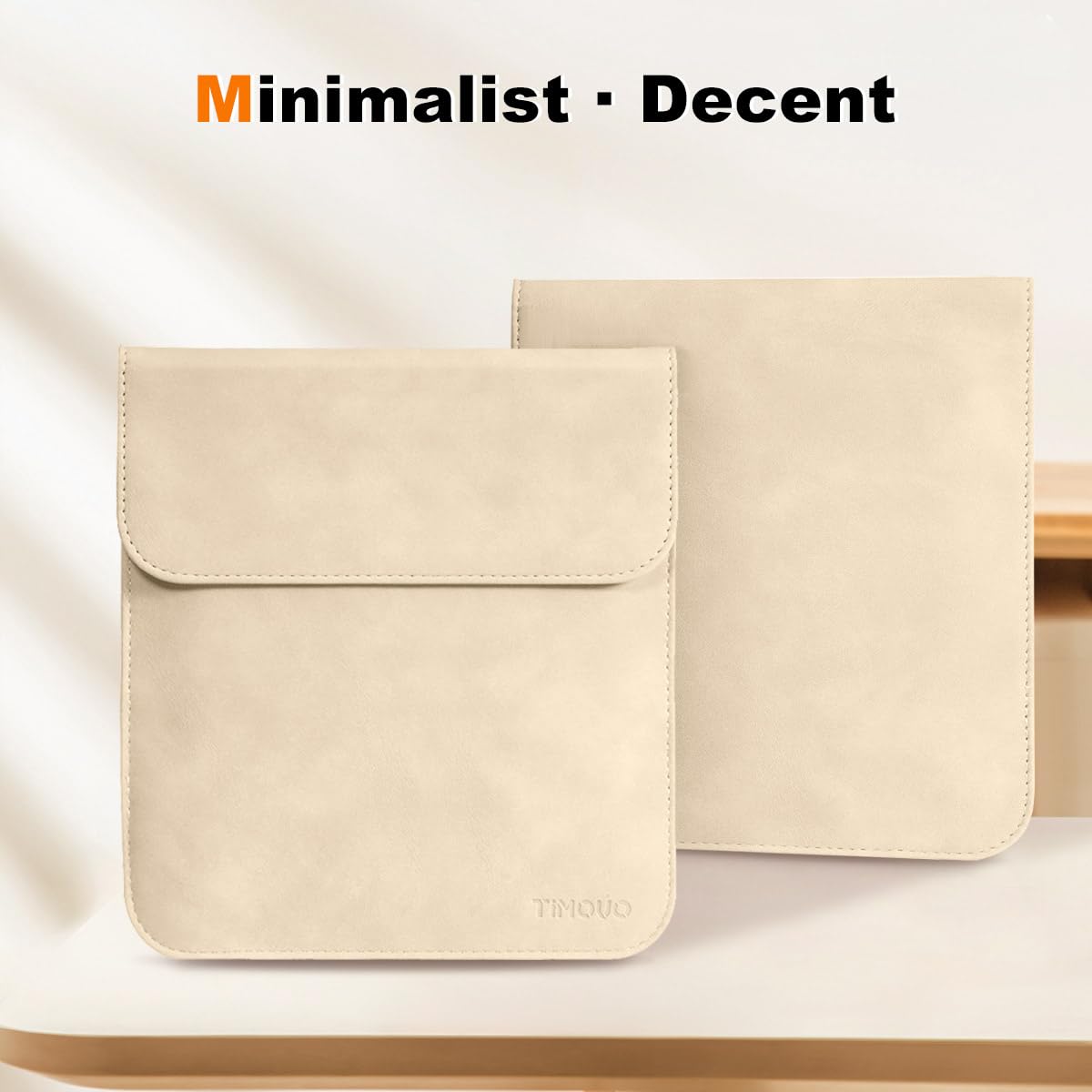 TiMOVO Custodia per E-Reader, 7"/6,8" Paperwhite (12ª/11ª generazione – 2024/2021) e Colorsoft Signature Edition, Borsa Protettiva per Dispositivi Kobo, Albicocca