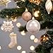 AMS 72ct Christmas Ball Assorted Pendant Shatterproof Ball Ornament Set Seasonal Decorations...