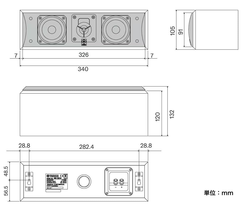 V*e様 Yamaha NS-BP150 NS-C210　NS-BP200 Yamaha NS-C210 Speaker System Brown : Amazon.ca: Electronics