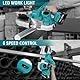 ONEMANA Sierra de Bateria Band Saw 2,5 Zoll für Makita mit LED, 6 Geschwindigkeitsstufen, keine heißen Funken beim Schneiden von Metall (inklusive Akku)