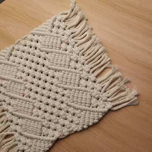 Utobanh UTB01719 Handmade Cotton Woven Crochet Placemat thumb #2