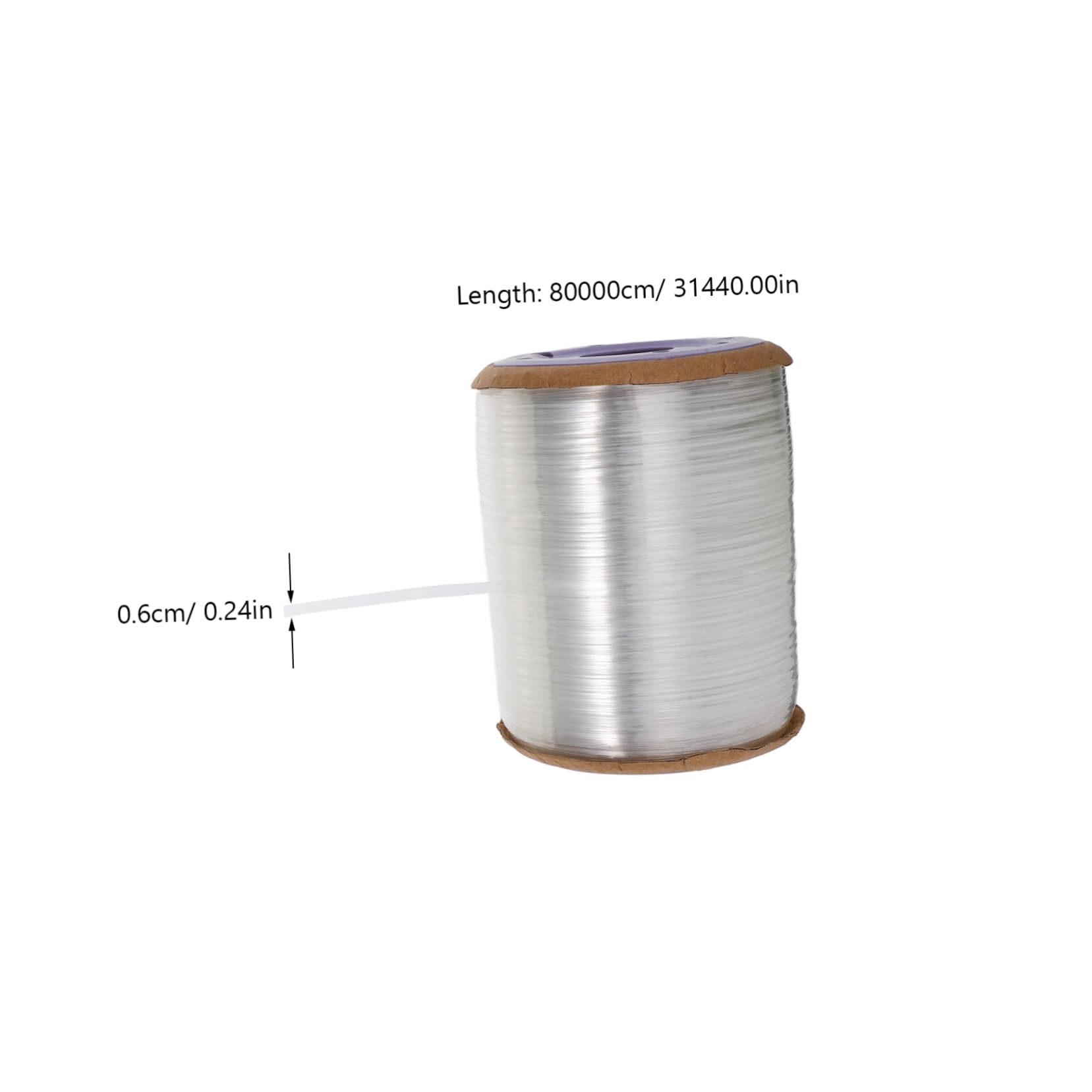Tirantes Transparentes Elásticos para Sujetador, Rollo 6016