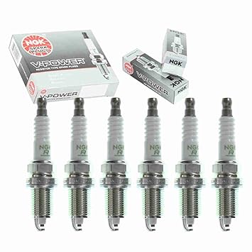 6 pcs NGK V-Power Spark Plugs for 2002-2012 Jeep Liberty 3.7L V6 - Engine Kit Set Tune Up
