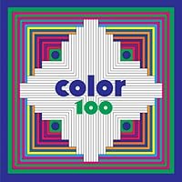 COLOR 100: A Stress Relieving Coloring Book of Modern Geometric Designs B0D6QQPX5Z Book Cover