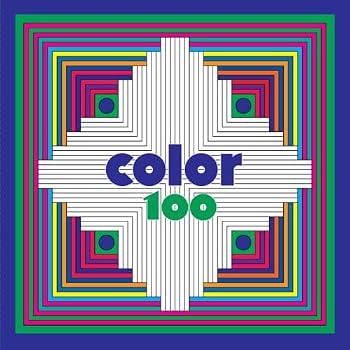 Paperback COLOR 100: A Stress Relieving Coloring Book of Modern Geometric Designs Book
