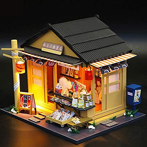 Holzmodellbau-Set, Mini-Haushandwerk, Puppenhaus-Miniatur Mit Möbeln, Kreative Raumidee Im Maßstab 1:24 Für Weihnachten – Bild 8