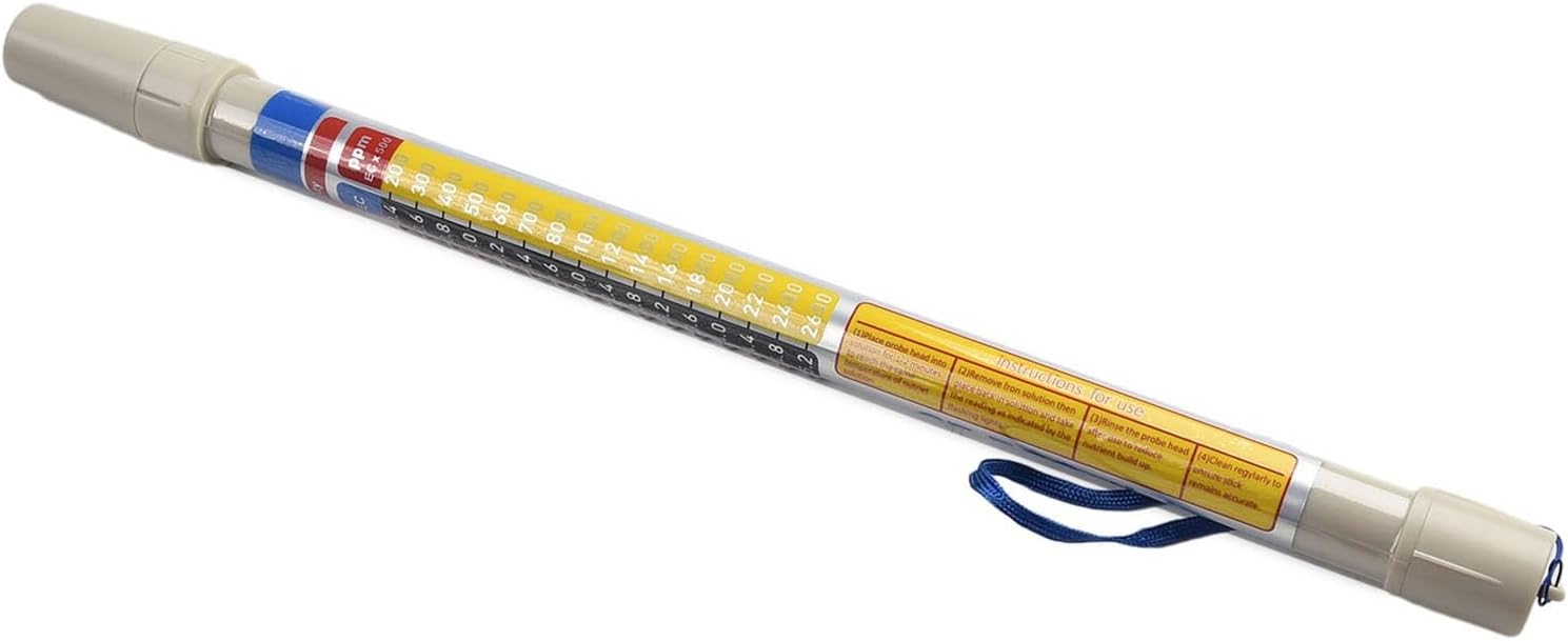 Nutrient Meter Test Nutra Hydroponics Reader, Replaceable Sensor for Optimal Measurement, Slim Design for Comfortable Use