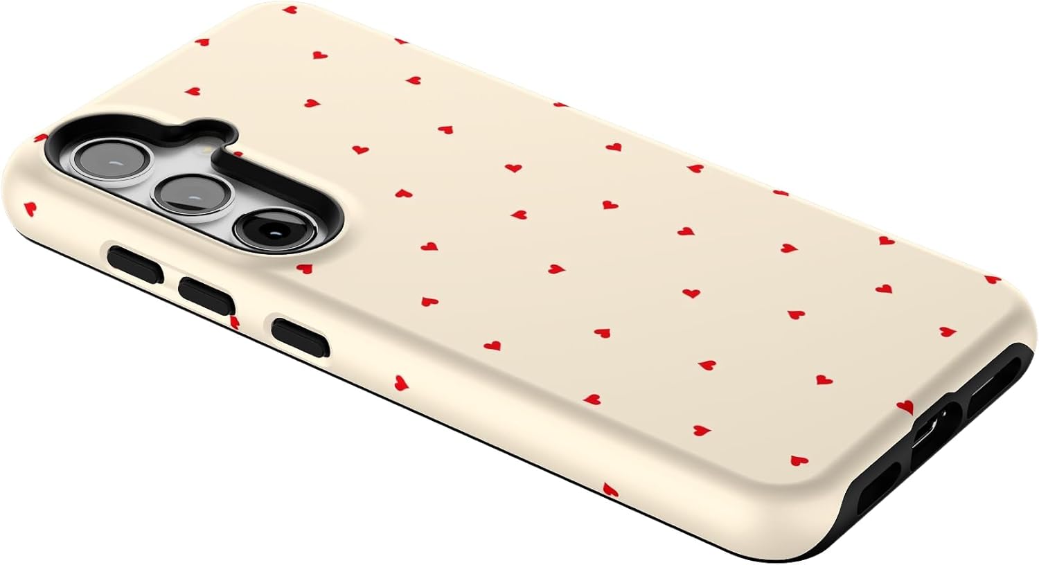 Casely Galaxy S24 Case | Be Mine | Tiny Hearts | Essential Slim Dual-Layer Protective Design
