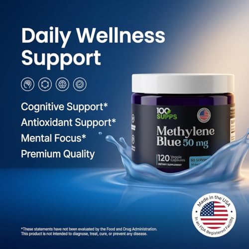 100 Supps Methylene Blue Capsules