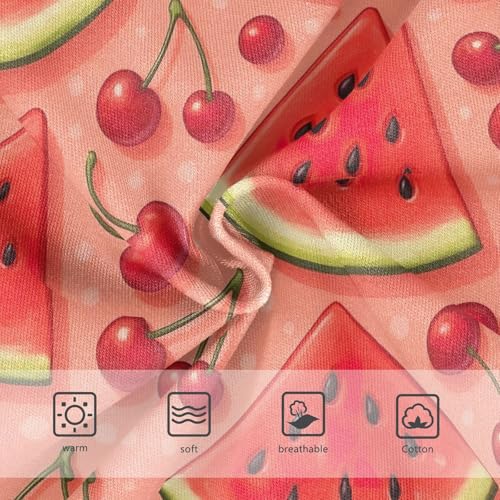 Joisal Cotton Girls Underwear Toddlers Watermelon Slices Cherries Red Panties Little Girl Fun Underpants Briefs 2t3