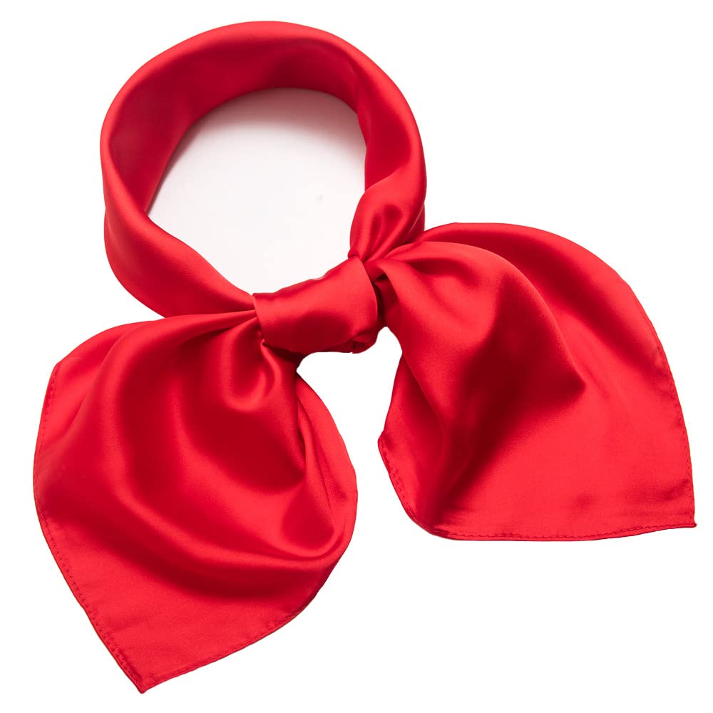 NaSoPerfect27 inch Silk Feeling Scarf Square Satin Head Scarf Fashion Neck Scarfs for Women