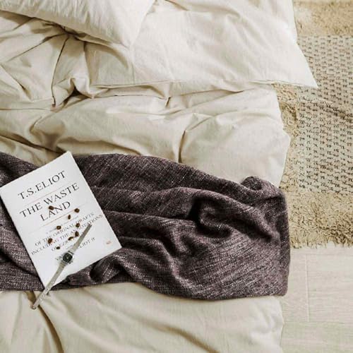 Juego de ropa de cama moderno de microfibra premium y edredón estético Queen 5