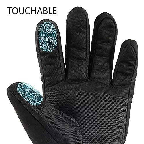Gants chauffants électriques hiver imperméables écran tactile réglables - 6