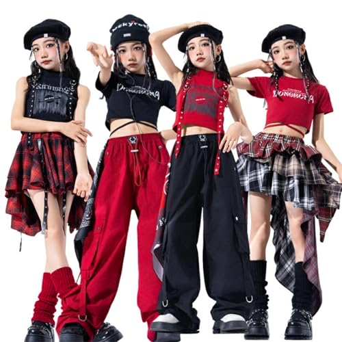 [kzzkoo] �L�b�Y�_���X�ߑ� ���̎q �W���Y �`�A �q���� �q�b�v�z�b�v �t�@�b�V���� k-pop �ߑ� �� jazz hiphop ���o�� ���K�� �� �� ���� ������� �X�e�[�W 130 140 150 160 170 180 (A03-3�_�Z�b