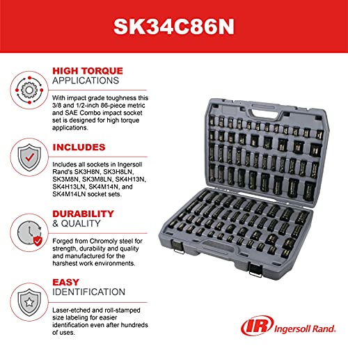 Ingersoll Rand SK34C86N Mega Socket Set (86 Piece) by Ingersoll Rand - Image 3