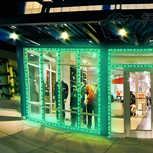 Pomelotree Storefront Lights 3 Led 40Pcs 5050 Led Module Lights Waterproof Led Window Lights Super Bright Decorative Lights With Tape Adhesive For Store Advertising Signs 20Ft (2 Pack) (Green) #TOP4