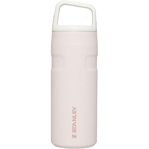 Stanley IceFlow Cap and Carry Water Bottle 16-50 oz | Wide Mouth Twist Lid | Lightweight & Leakproof for Travel & Sports | Insulated Stainless Steel | BPA-Free