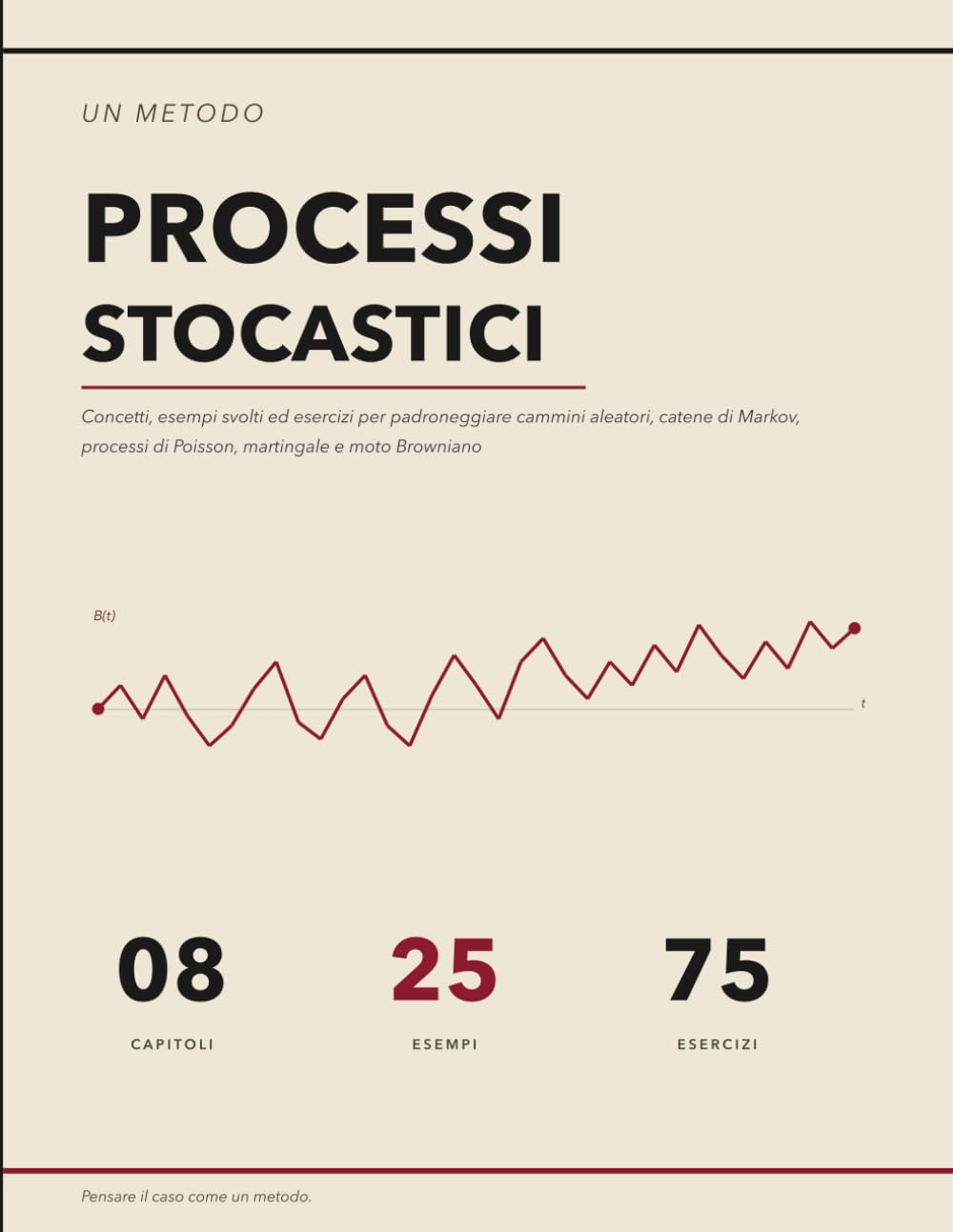Il Metodo dei Processi Stocastici: Concetti, Esempi Svolti ed Esercizi per Padroneggiare Cammini Aleatori, Catene di Markov, Processi di Poisson, Martingale e Moto Browniano